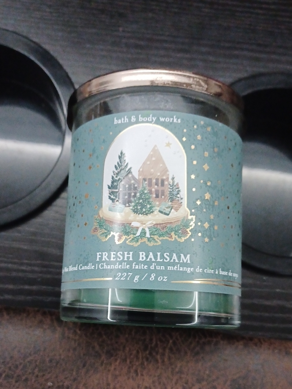 4/$60 New Bath & Body Works Fresh Balsam Holiday Green Soy Jar Candle - 8 oz.